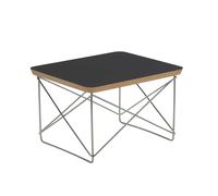 Vitra - Table d'appoint LTR HPL noir - base en acier inoxydable