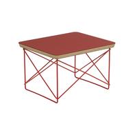 Table d'apppoint Occasional Table LTR linoléum base powder-coated classic red