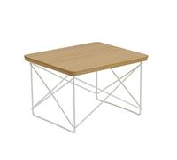 Table d'apppoint Occasional Table LTR massif blanc base powder-coated white