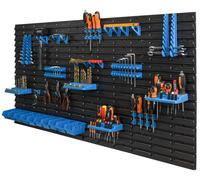 Table d'atelier pour outils - 154 x 78 cm - avec 10 bacs de rangement