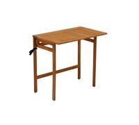 Table de balcon pliante en bois massif L80 cm CARMEN