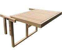 Table de balcon rabattable en acacia SUMBA