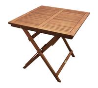 Table de balcon SEATTLE en eucalyptus huilée - ca. 70x70x73 cm