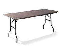 Table de Banquet Rectangulaire Pliable en Bois L122 à 200 cm Veba 1 G
