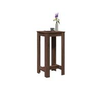vidaXL Table de Bar chêne Marron 51x50x103,5 cm Bois d'ingénierie, Table de pub, Table Haute, Table de Tabouret de Bar, Table de Bar de Cuisine