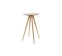 Table de bar ronde scandinave bois L60 cm NORDECO