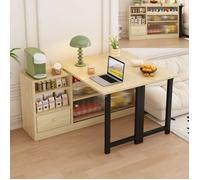 Table de bar extensible - MARQUE - Modèle - MDF + métal + verre - 4 places - 360 degrés