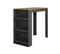 Vicco Table de Bar Repose, Chêne doré/Anthracite, 57x117cm | utilisable comme table haute pour la cuisine ou la salle à manger