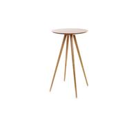 Table de bar ronde scandinave bois L60 cm NORDECO