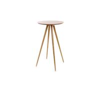 Table de bar ronde scandinave bois L60 cm NORDECO