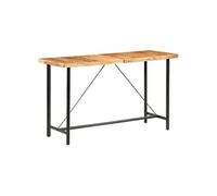 Table de Bar Table de Salle à Manger Table à Dîner Table de Cuisine Table de Repas Maison Intérieur 180x70x107 cm Bois d'Acacia Massif 286596