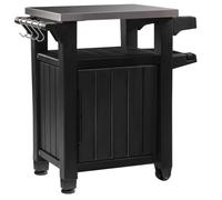 Keter Table d'appoint / Table barbecue 1 porte graphite 70x54x90cm