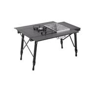 Table de barbecue portable, station de cuisson compacte pour fêtes et pique-niques, installation facile, idéale pour les fêtes et les réunions dans le jardin