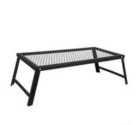 Table de BBQ Résistante à la Chaleur 55x30x16cm | Ultra-légère 1.4kg, structure en maille fer, pliage compact 55x30cm, inclus, transport facile(Desk)