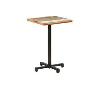Table de bistro Carrée 50x50x75 cm Bois de récupération massif