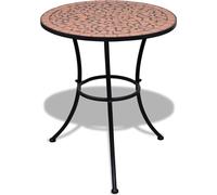 Table de bistro Terre cuite 60 cm Mosaïque