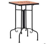 Table de bistro - vidaXL - Mosaïque céramique - Bois d'épicéa massif - 150 x 67 x 56 cm - Extérieur