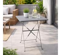 Table de bistrot Table de camping pliante Table de camping en métal Anthracite L60xH71cm
