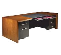 Table de bureau marron Table en bois Style moderne Rectangulaire Bureau