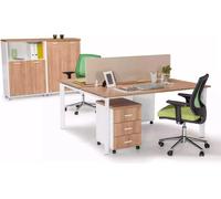 Table de bureau moderne Meubles de bureau en bois Meubles de luxe Marron
