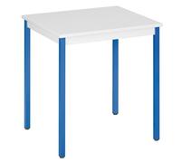 Table de bureau Multi-usage Éco gris 70 x 60 cm piètement bleu