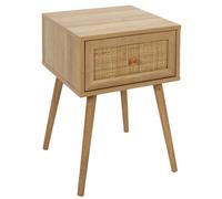 Table de chevet 1 tiroir en bois collection ASTORIA marron bois