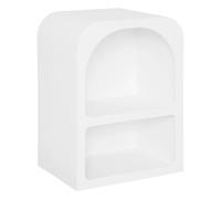 Table de chevet 2 niches SOLEYA - Blanc
