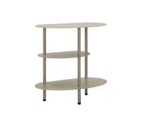 Table de Chevet 3 Niveaux Saturno 49cm Taupe