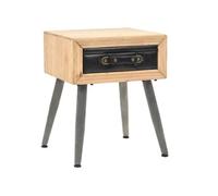 Table De Chevet Bois De Sapin Massif 43 X 38 X 50 Cm
