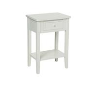 - Table de chevet Charme - 1 Tiroir - Blanc