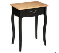 Table de chevet ""Chrysa"" noir H65,5cm - Atmosphera Créateur d'intérieur