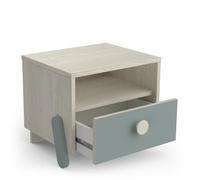 Table de Chevet - Demeyere - Ilian - Beige - 1 Tiroir - Style Scandinave