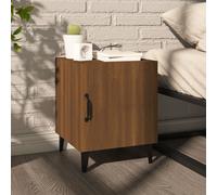 Table de chevet design marron aspect chêne Matériau dérivé du bois - Tables & armoires de chevet 2025 Neu7344447 1parcel