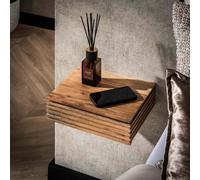 Table de chevet en bois massif YELLES S 1 tiroir (lot de 2)