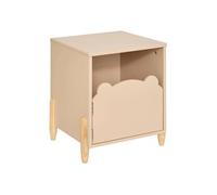 Table de chevet enfant Douceur beige 35,5x40cm - Atmosphera Créateur d'intérieur