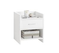 SoBuy Table de Chevet - Blanc