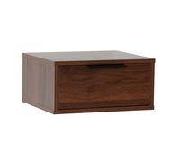 Table de chevet flottante Auri 1 tiroir couleur Noyer