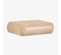 Table de chevet flottante rectangulaire 40x20 cm en bois Carmen Bois de Mangue