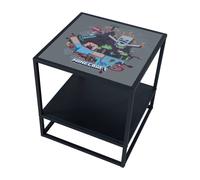 Table De Chevet Minecraft 1 Étagère Noir - Impression Multicolore TU