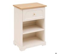 Atmosphera – Table de chevet Mohea ivoire 1 tiroir