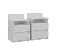 Table de chevet Monty Lot de 2 Blanc Vicco 40435