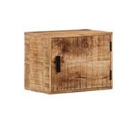 vidaXL Table de Chevet Murale 40x30x25 cm Bois de manguier Massif, Armoire de Chevet Flottante, Armoire de Chevet Suspendue, unité de Chevet Murale