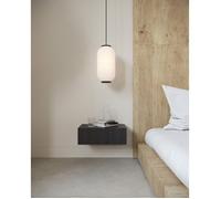 SELSEY - Table de chevet NOLIE - 50 cm - Noir