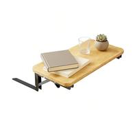 Table de chevet pliable, table de chevet antidérapante, 30 x 20 x 13,5 cm, bureau flottant avec matériau robuste, bureau de chevet, étagère avec économie d'espace, accessoire de maison pour chambre à