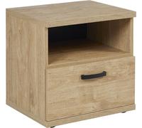 Table de chevet pour chambre bébé et enfant avec tiroir et niche, collection TIMMY Coloris chêne doré
