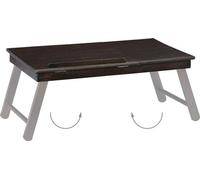 Table de chevet pour ordinateur portable, table de chevet rabattable, table de chevet à pied rabattable, table de chevet pour ordinateur portable et petit-déjeuner