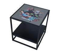Table De Chevet Minecraft 1 Étagère Noir - Impression Multicolore TU