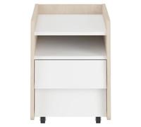 Table de chevet SoSixty – Petite table d'appoint mobile au design rétro