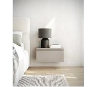 Table de chevet suspendue- BEMMI- 49 cm - grège