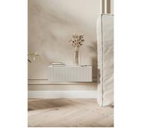 Table de chevet suspendue - VELDIO - 50 cm - blanc